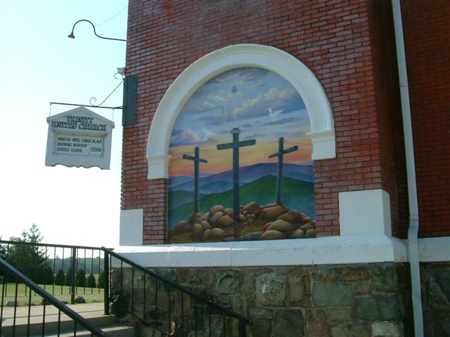 Mural on Trinity's North side